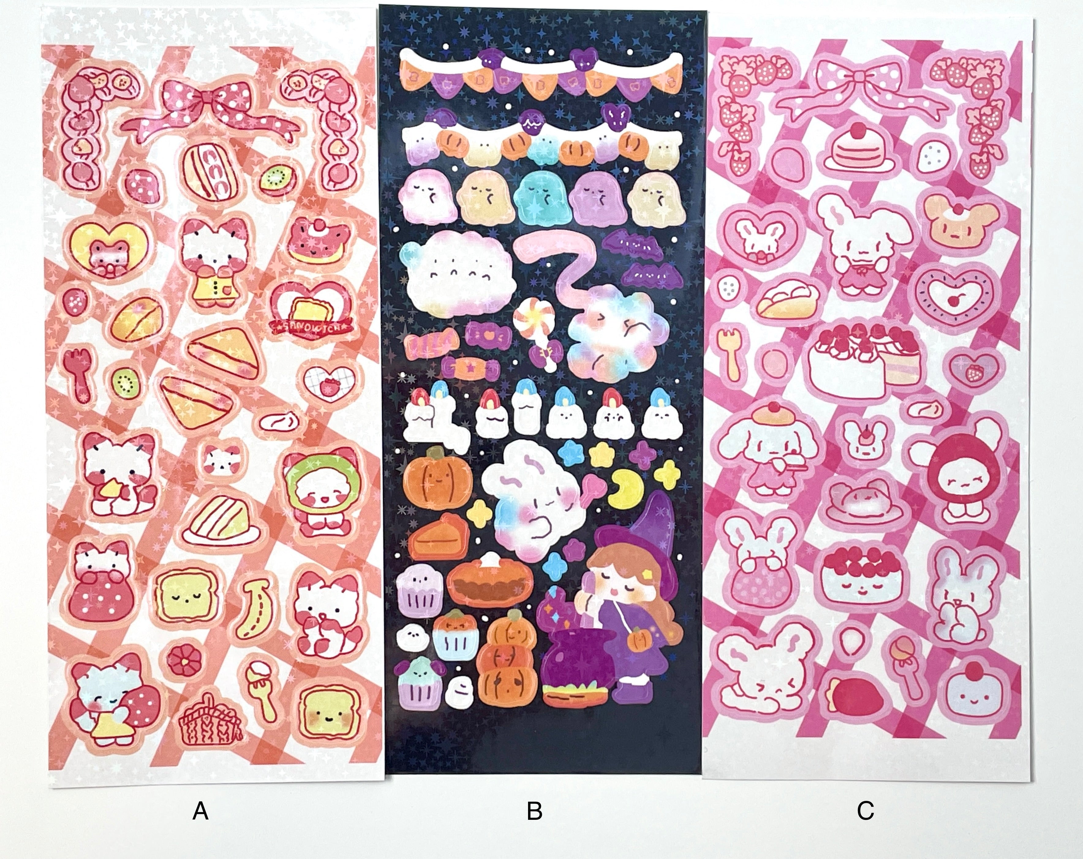Kawaii Dog and Cat Sticker